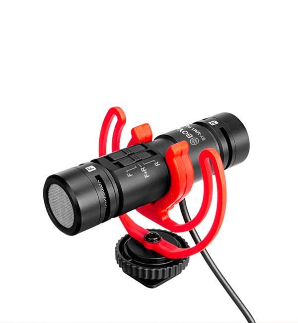 Микрофон пушка конденсаторная Boya BY-MM1 Pro с двумя капсулами двунаправленный (2265979473) - фото 4