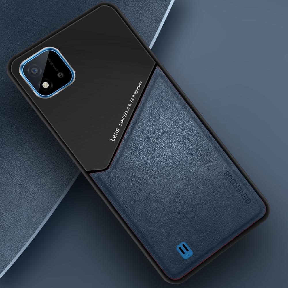 Комбинированный чехол Generous на Realme C11 (2021) Blue (24157-28)
