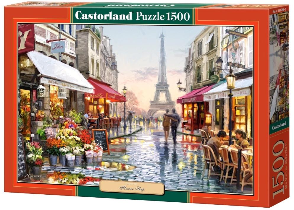 Пазл Castorland Цветочный магазин 1500 дет.