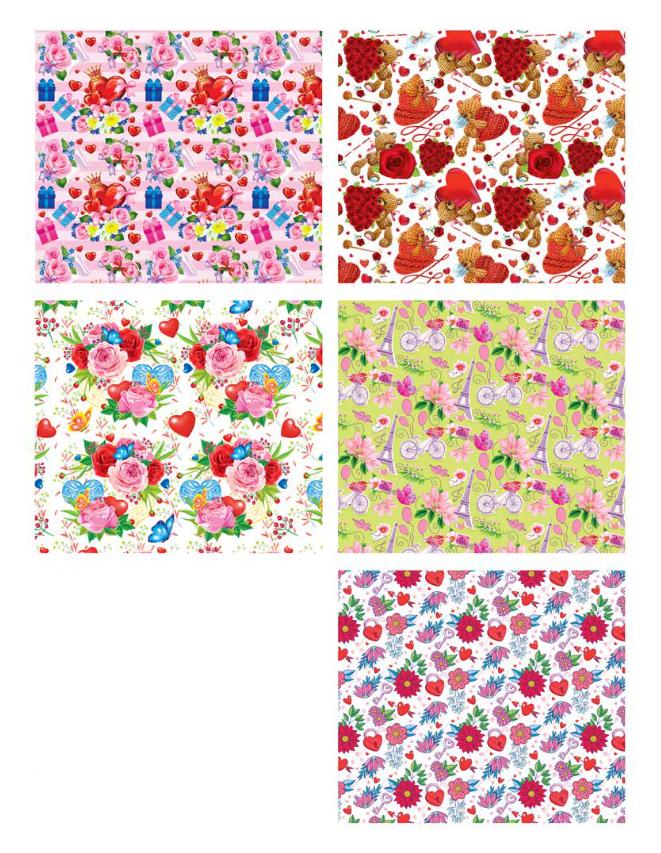 Комплект подарункового паперу Експрес удачі 25 арк. 100х70 см (28)
