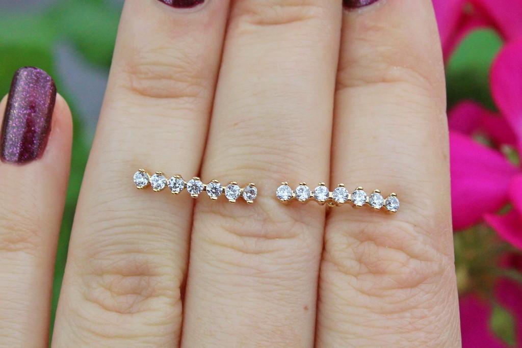 Серьги гвоздики Xuping Jewelry 1,5 см Золотистый