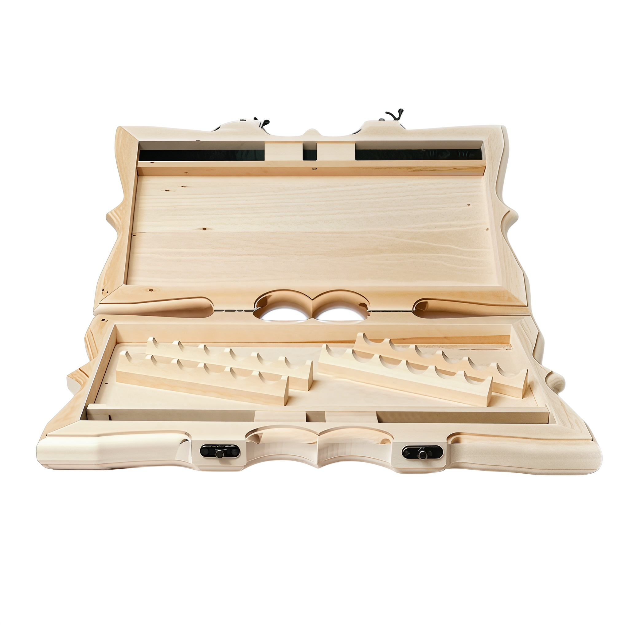 Заготовки нард фигурные с подфишниками липа 60х30х10 см. (33790231)