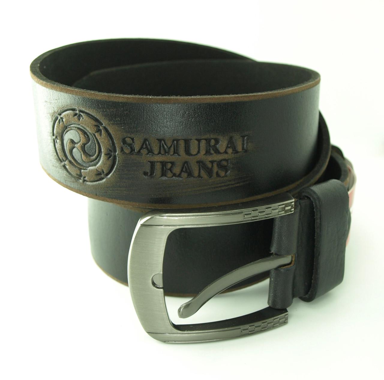Ремень мужской Samurai Jeans из кожи Коричневый - фото 7 Ремень мужской Samurai Jeans из кожи Коричневый - фото 7