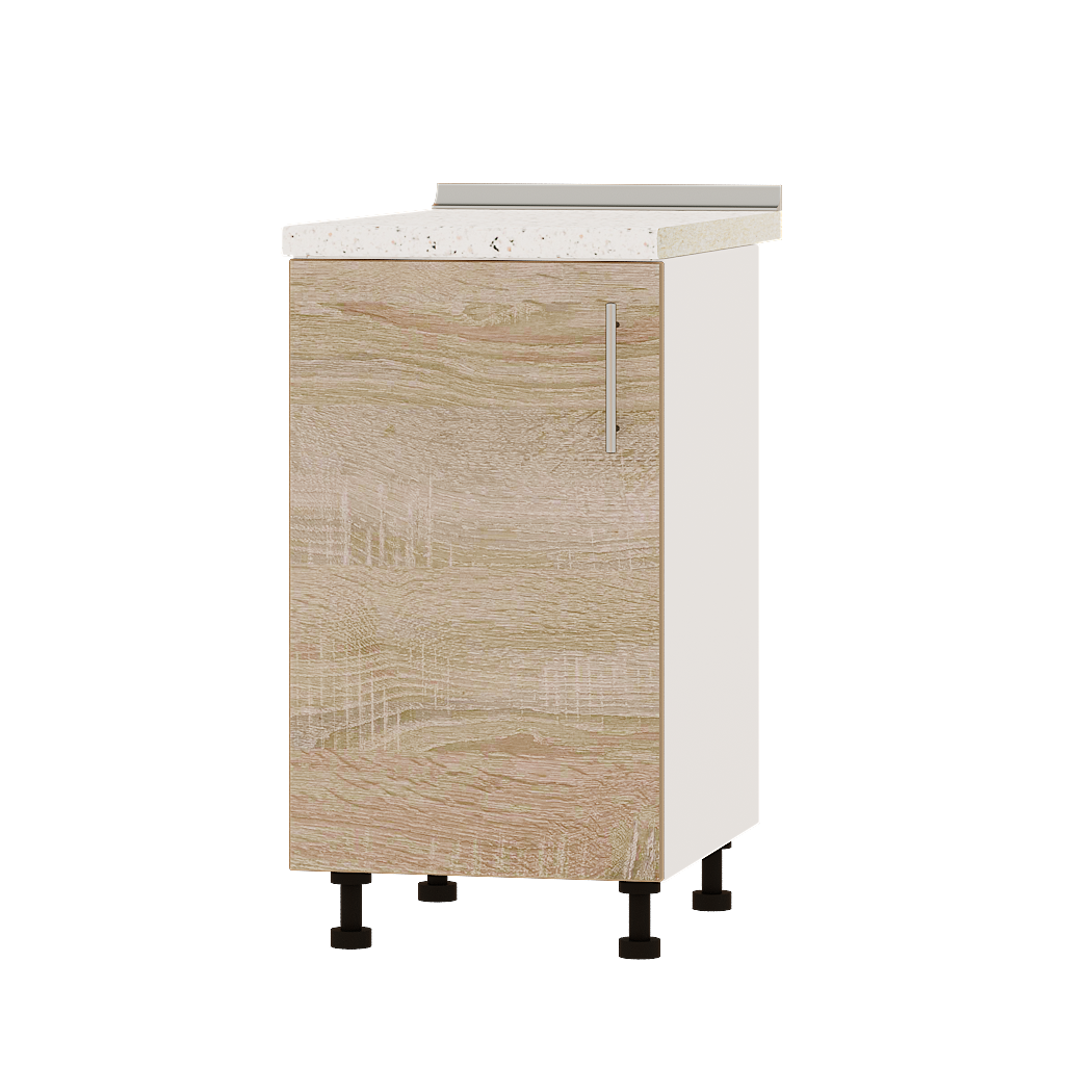 Шкаф нижний Эверест Оптима модуль Низ Н83-450 45х47х85 см Дуб Сонома/Белый (01864)