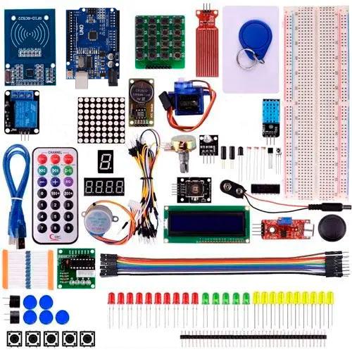 Стартовий набір-конструктор Arduino Starter Kit RFID на базі Uno R3 ATmega328 в кейсі (284811)