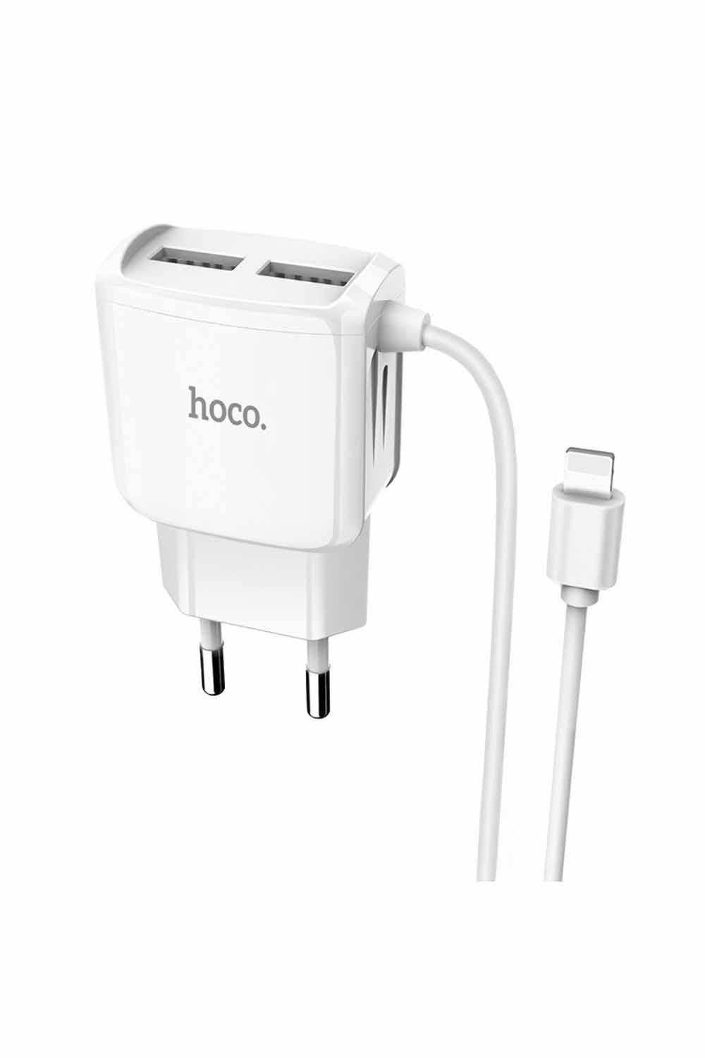 Зарядное устройство Hoco C59A 2 USB 24A Lightning Зарядное устройство Hoco C59A 2 USB 24A Lightning