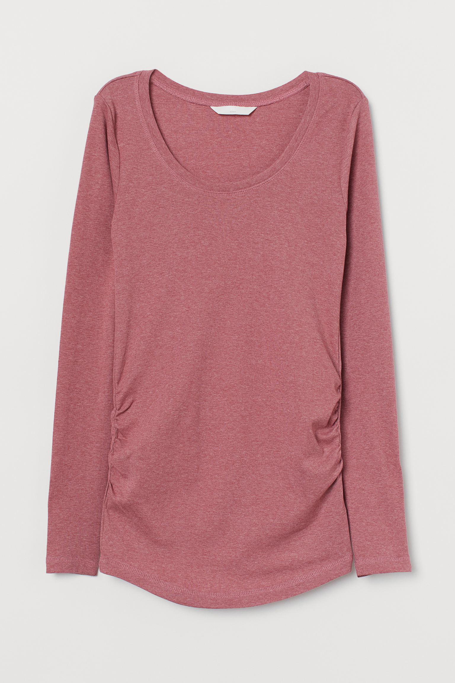 Лонгслив H&M для беременных M Розовый меланж (1012654266)