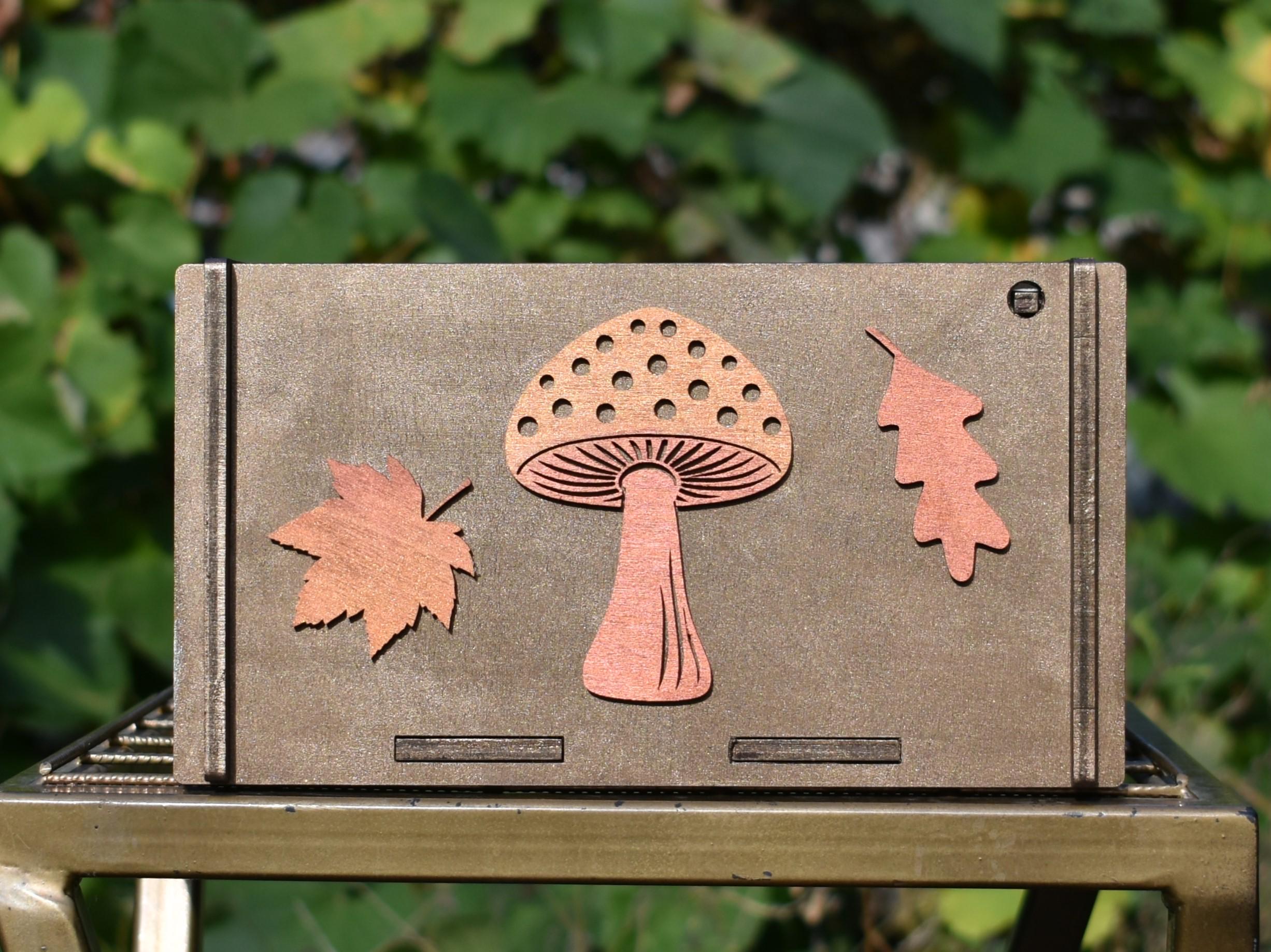 Подарочная коробка Лесная фея 3D из фанеры 20х30х12 см (21683079) - фото 9 Подарочная коробка Лесная фея 3D из фанеры 20х30х12 см (21683079) - фото 9