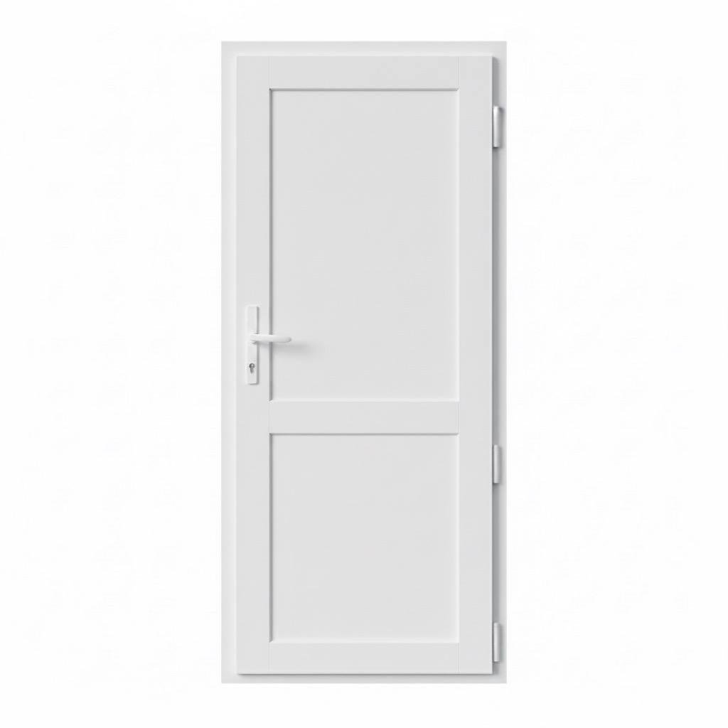 Дверь пластиковая балконная однокамерная Steko с фурнитурой AXOR 2000х700 мм Белый