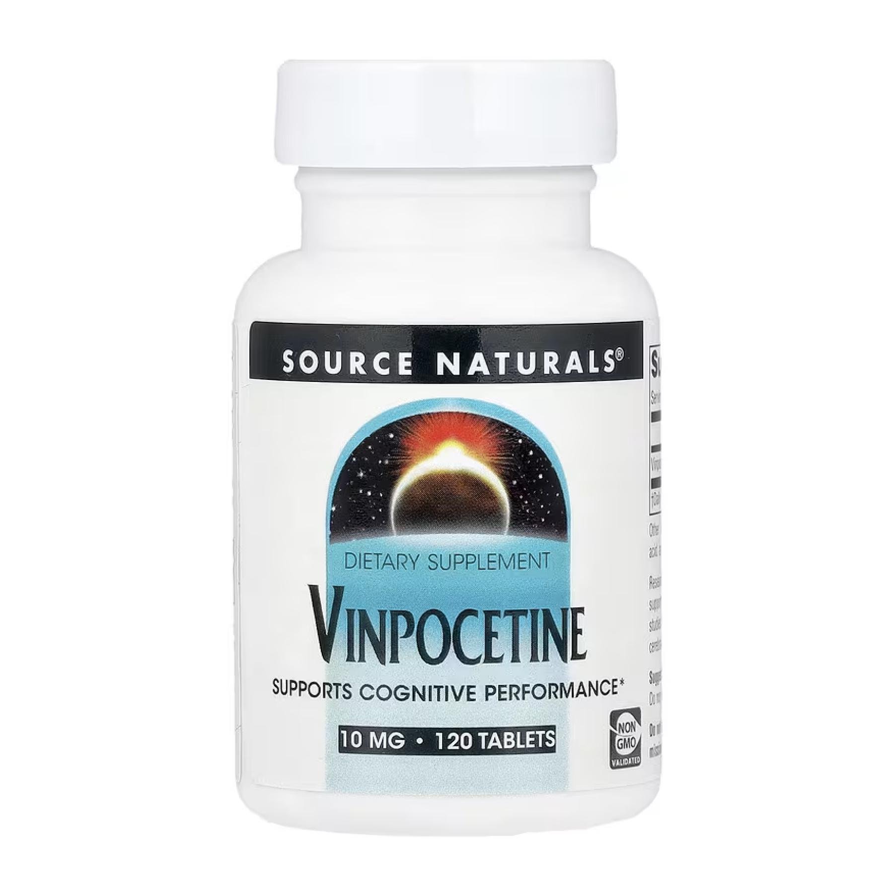 Винпоцетин Source Naturals Vinpocetine 10 мг 120 таб.