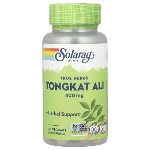 Повышение тестостерона Solaray Tongkat Ali 400 мг 60 VegCaps (SOR-54433)