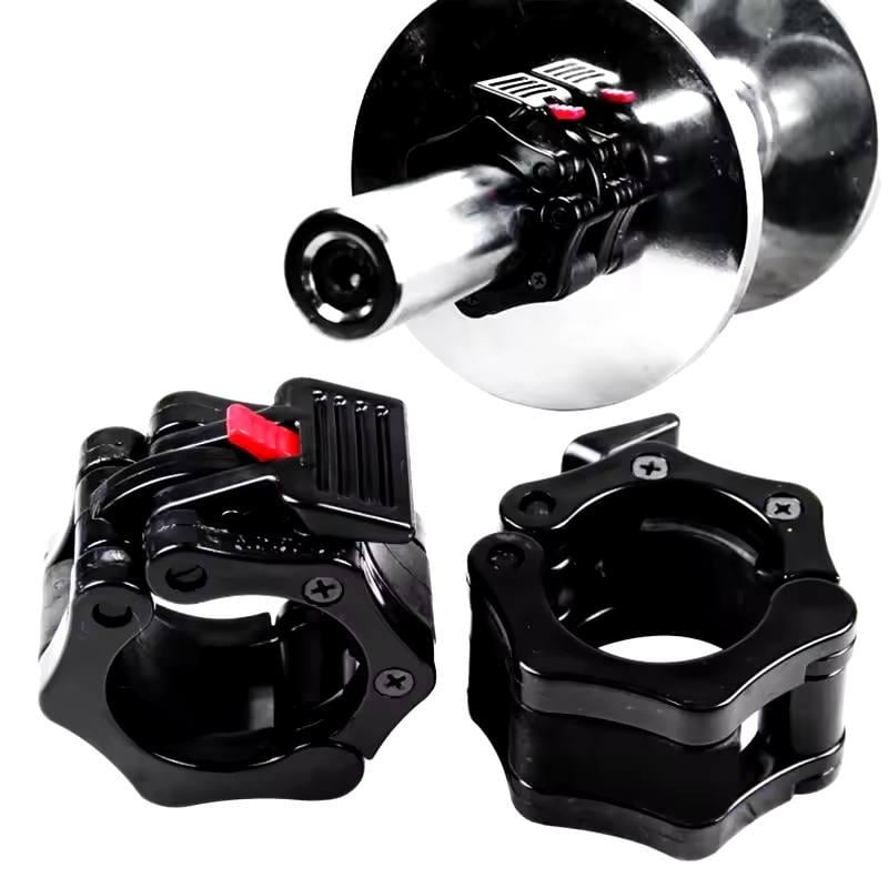 Замки для грифа с фиксатором Lock-Jaw зажим фиксатор для штанги гантели 51 мм 2 шт. (31608522)