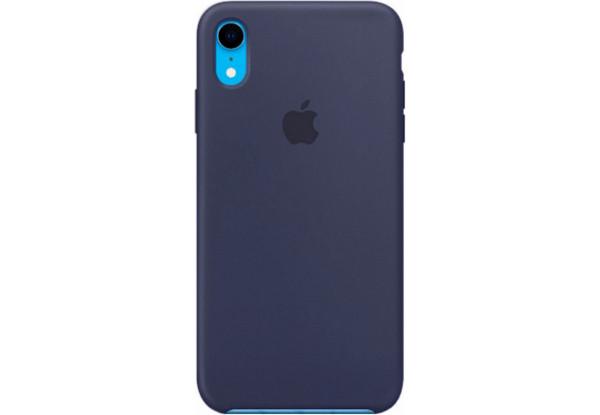 Чохол-накладка Apple Silicone Case for iPhone Xr, Midnight Blue (HC) - фото 1