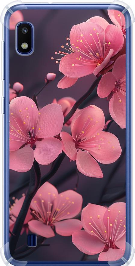 Чехол на Samsung Galaxy A10 2019 A105F Пурпурная сакура (6075sp-1671-42517)