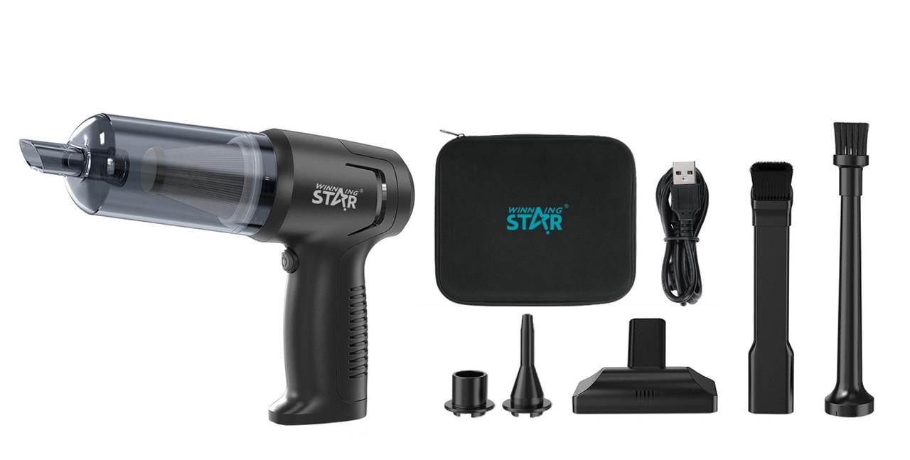 Автопилосос акумуляторний Winningstar ST-5048 3в1 11000 Pa 2000 mAh Black (32763169)