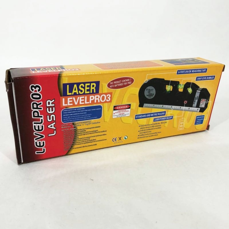 Лазерный уровень Laser Level Pro 3 со встроенной рулеткой (tf4863) - фото 14