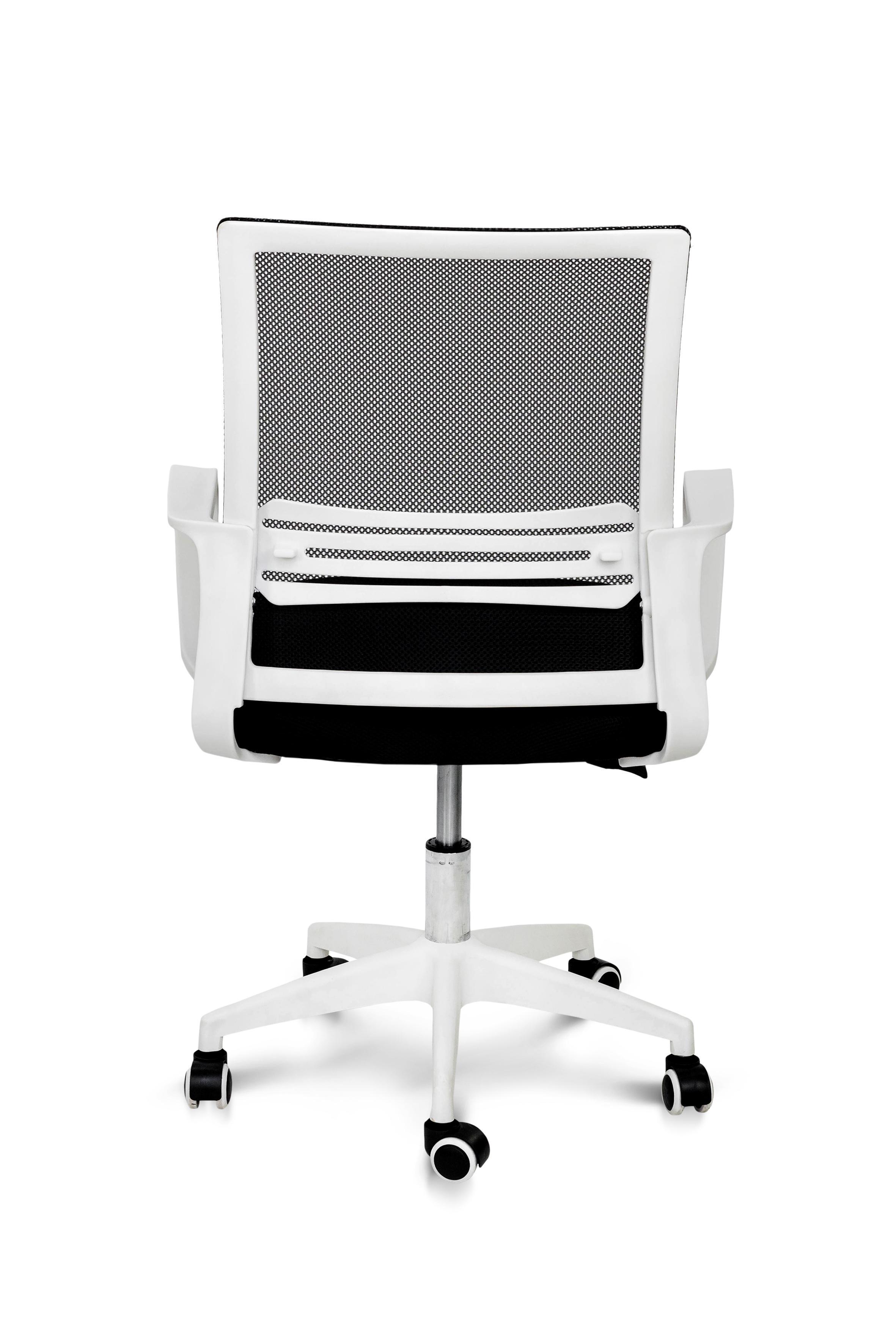 Офисное кресло Мікс Меблі Веб 480x880x480 мм Черный/Белый (GAА0055662) - фото 4 Офисное кресло Мікс Меблі Веб 480x880x480 мм Черный/Белый (GAА0055662) - фото 4