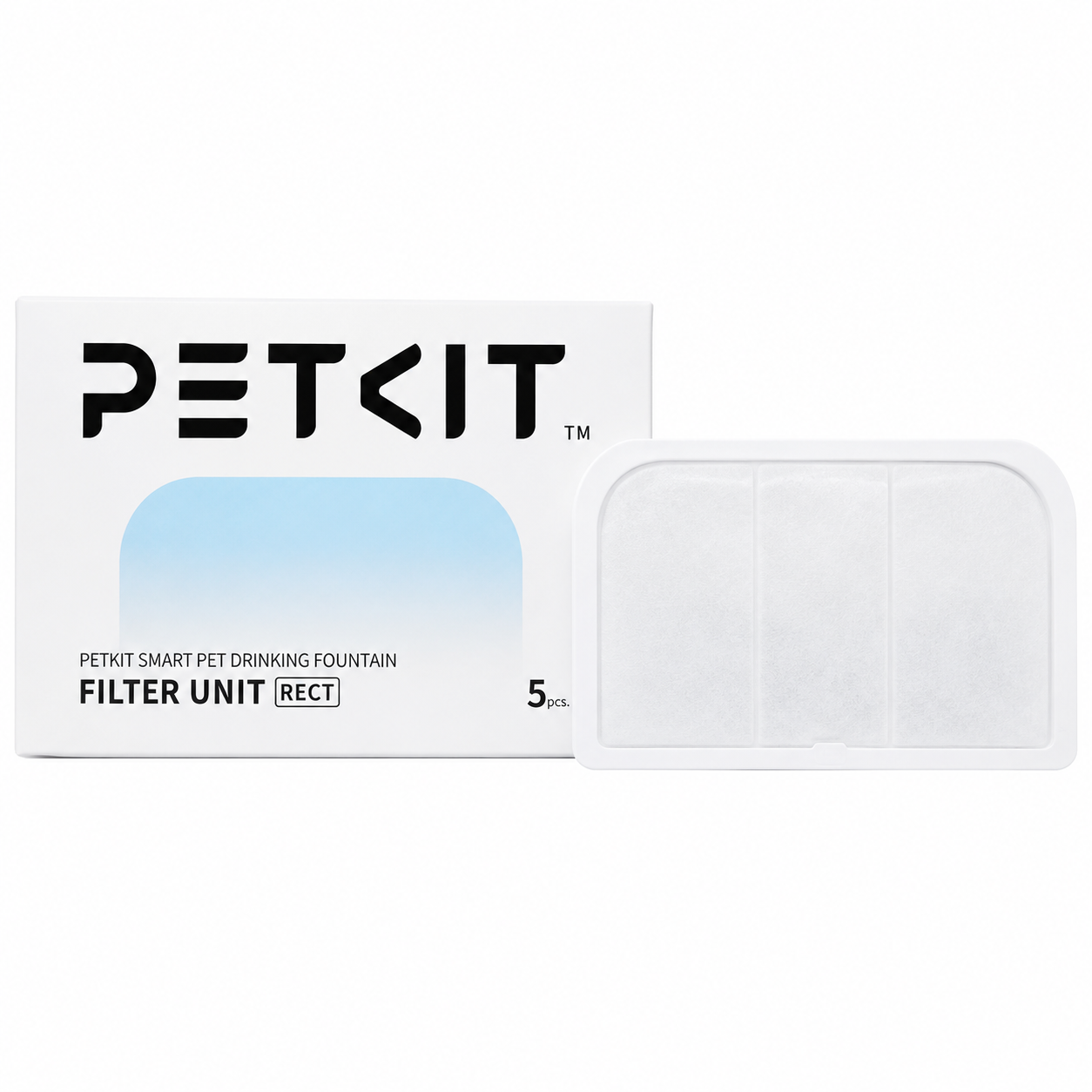Фільтр для поїлок Petkit Eversweet Max Filter Unit Rect 5 шт. (2982507165)