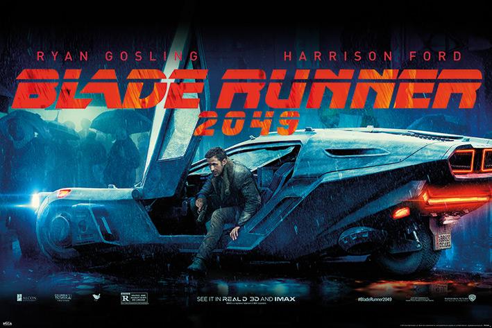 Постер плакат Той Хто Біжить По Лезу 2049 Літаючий Автомобіль/Blade Runner 2049 Flying Car 61x91,5 см