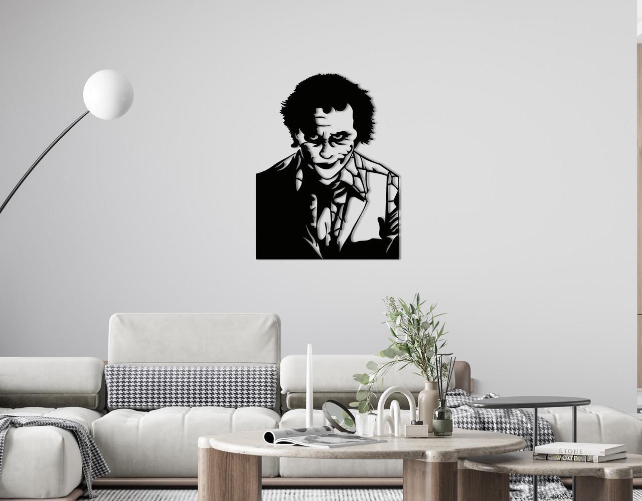 Декоративное панно на стену Upwood Decor Joker 45,5х35 см Black (1568790918)