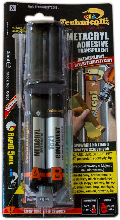 Клей метакриловий Technicqll у шприці 25 мл (000034096) Клей метакриловий Technicqll у шприці 25 мл (000034096)