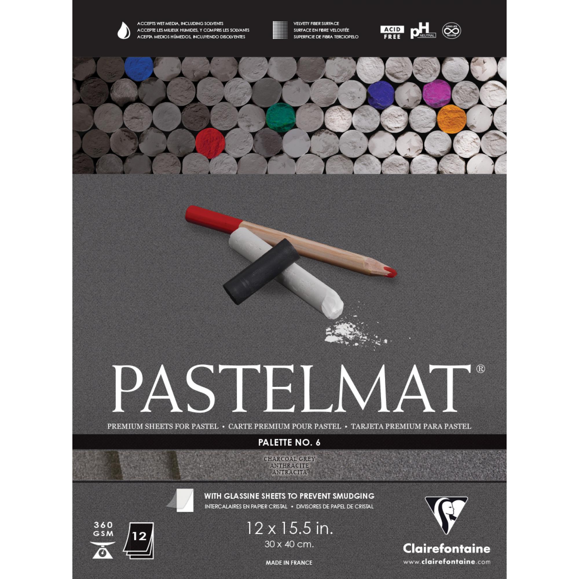 Папір для пастелі Clairefontaine Pastelmat №6 30х40 см 12 аркушів (96050C) Папір для пастелі Clairefontaine Pastelmat №6 30х40 см 12 аркушів (96050C)