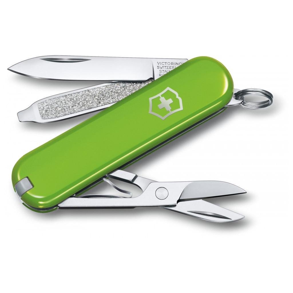 Туристический нож швейцарский Victorinox Classic SD Colors Smashed Avocado (0.6223.43G) Туристический нож швейцарский Victorinox Classic SD Colors Smashed Avocado (0.6223.43G)