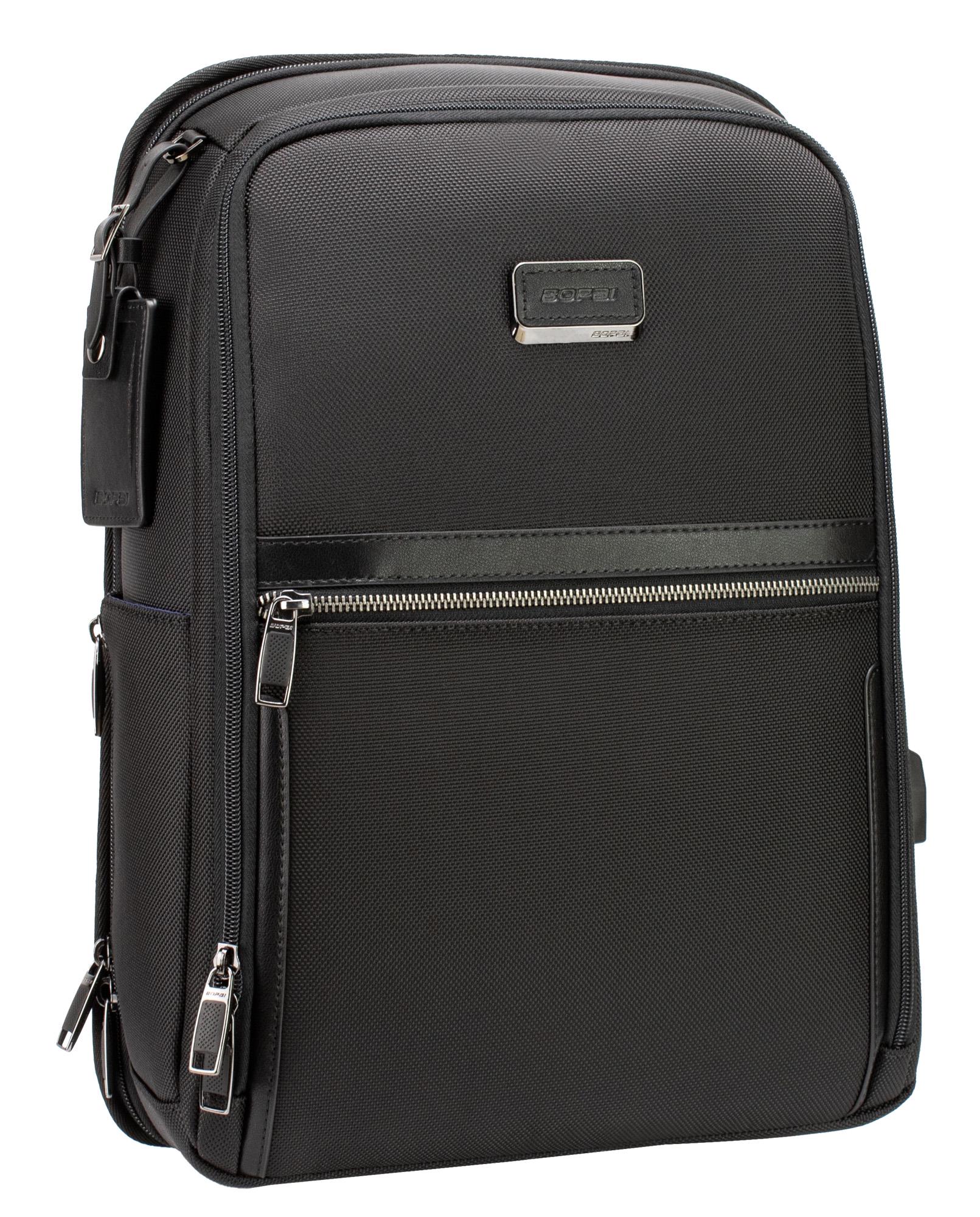 Рюкзак діловий Optima 44x30x13 см 16-25 л Чорний (61-16211)