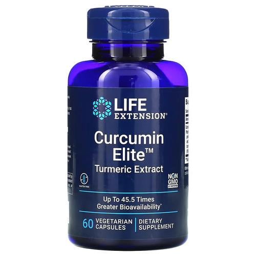 Куркумин и куркумин Life Extension Curcumin Elite Turmeric Extract 60 капс. (LEX-24076)