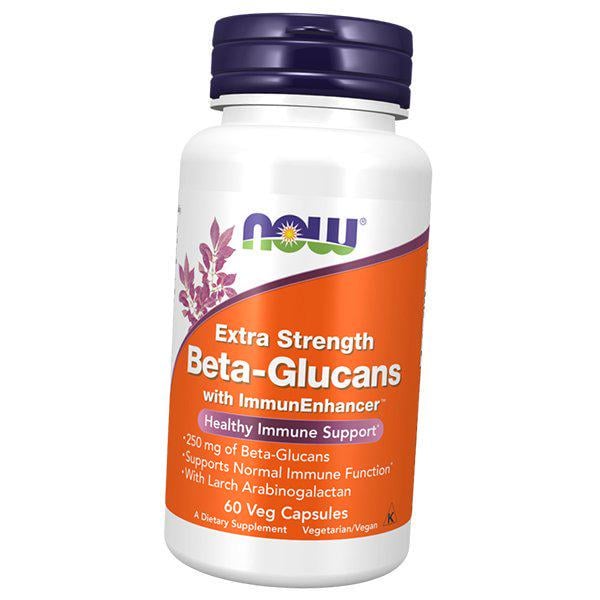 Глюкан бета Beta-Glucans with ImmunEnhancer с усилителем иммунитета 60 вег. капс. (72128026)