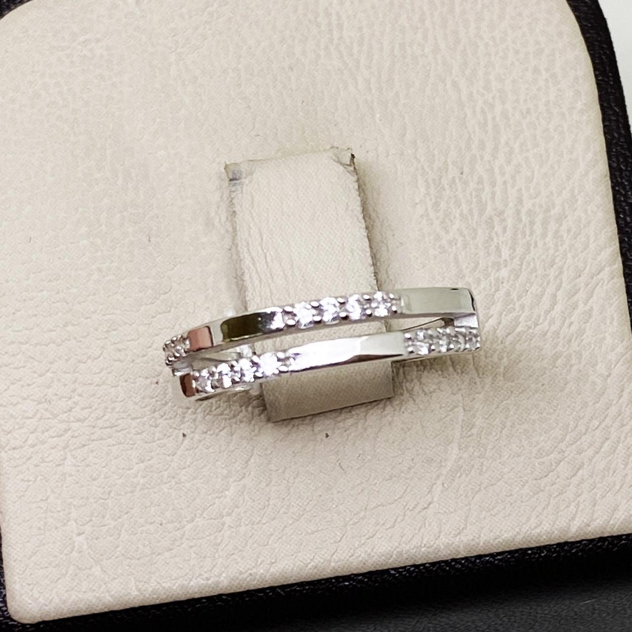 Кольцо серебряное Эльдорадо с кубическим цирконием 2,13 г р. 19 (2542953990)