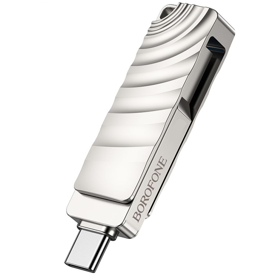 Флеш-память USB Borofone BUD3 64 Гб Silver