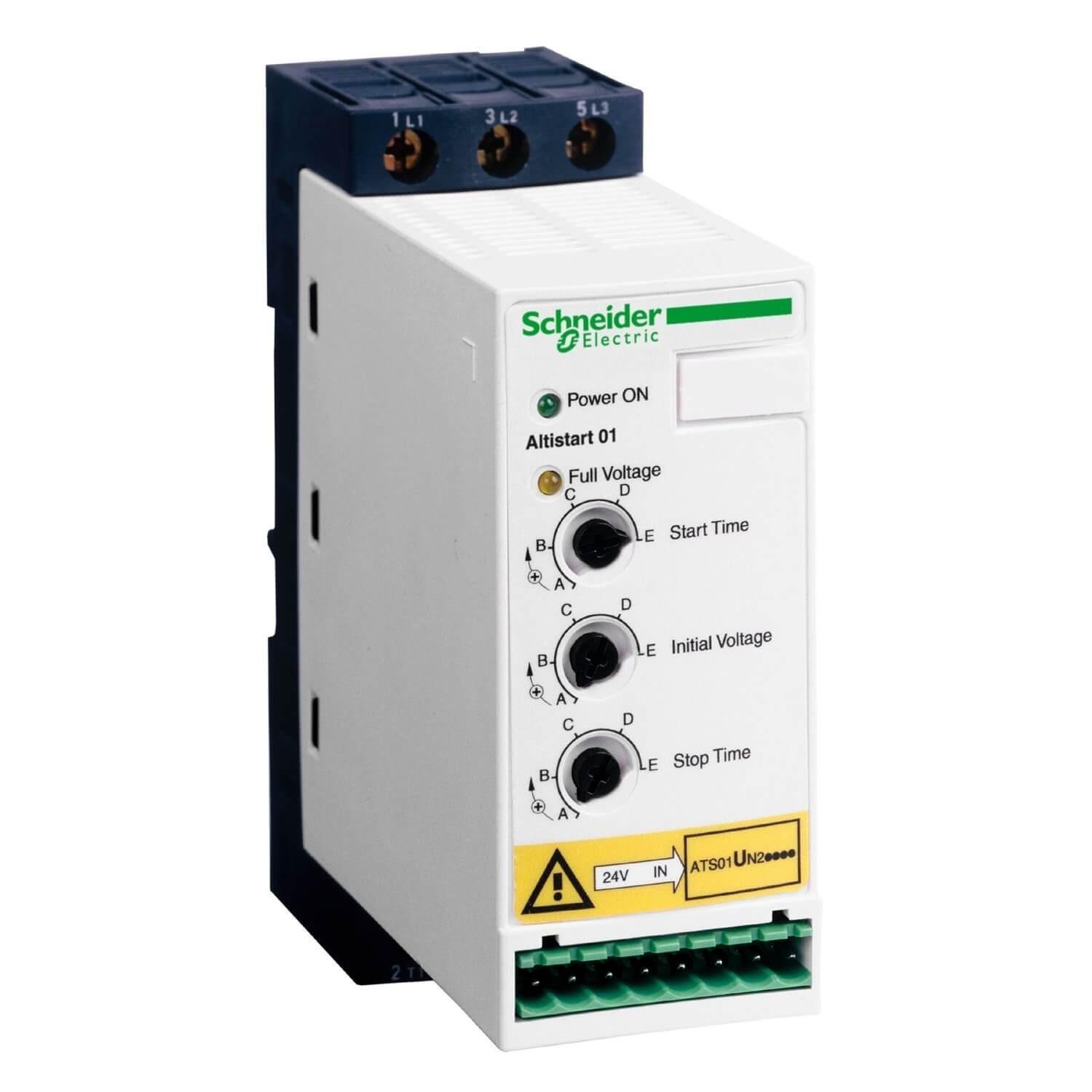 Устройство плавного пуска Schneider Electric ATS01 12A 400В (ATS01N212QN) Устройство плавного пуска Schneider Electric ATS01 12A 400В (ATS01N212QN)
