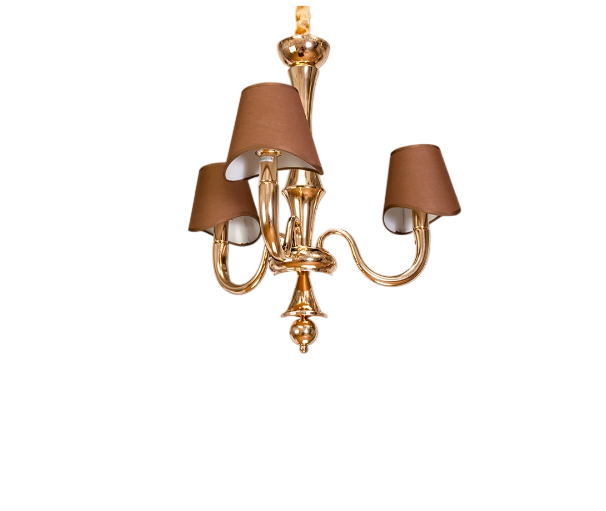 Люстра подвесная 40 Вт Золотой (19041/3FG)