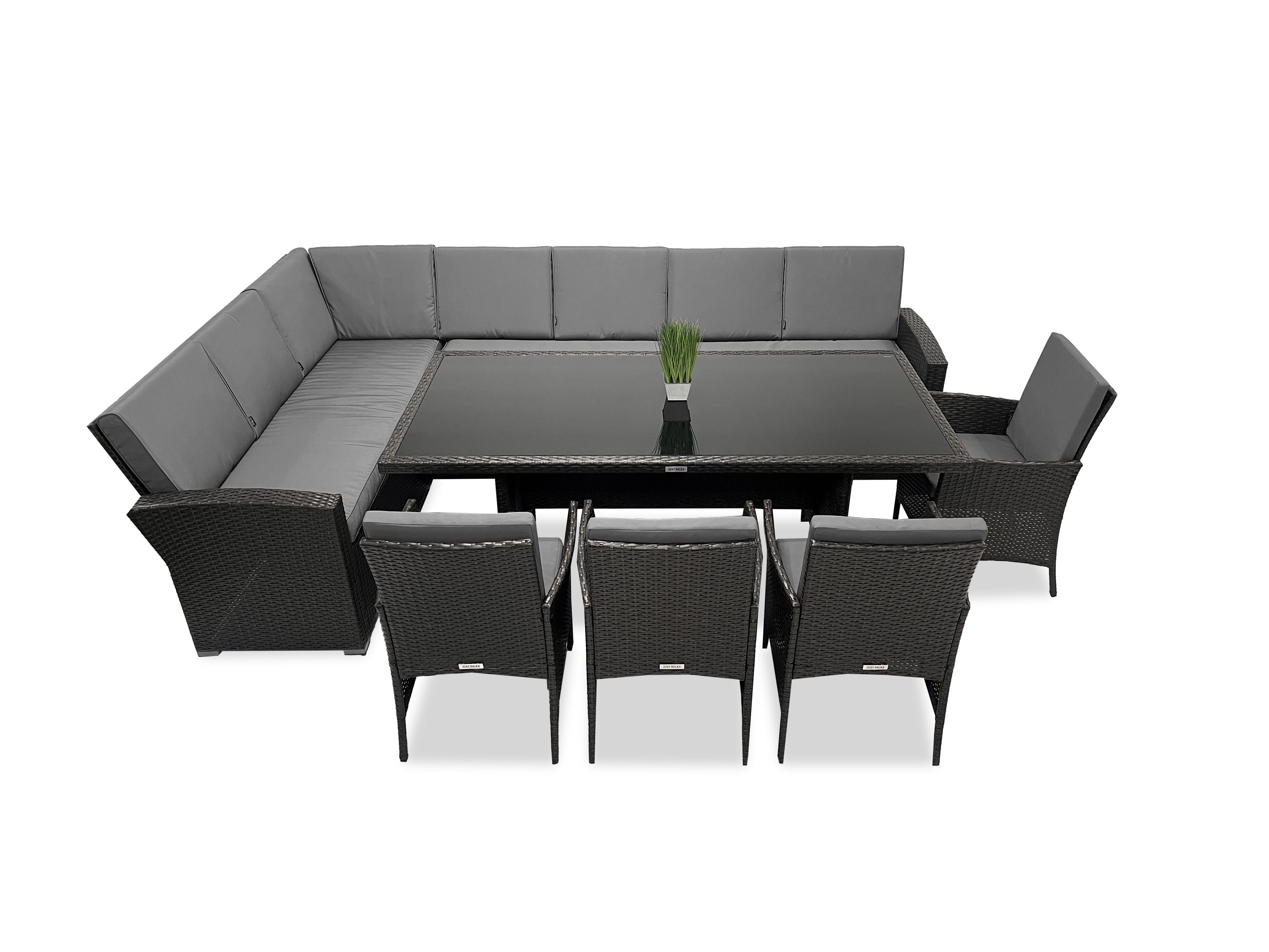 Набор садовой мебели Just Relax MILANO LONG левый угол 804 L Brown