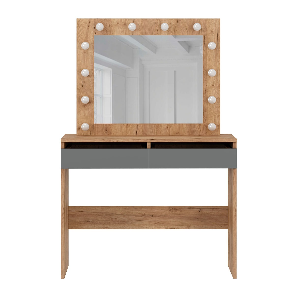 Стол туалетный Art in Нead Malta ламинированная ДСП Дуб крафт золотой (TB32120700000)