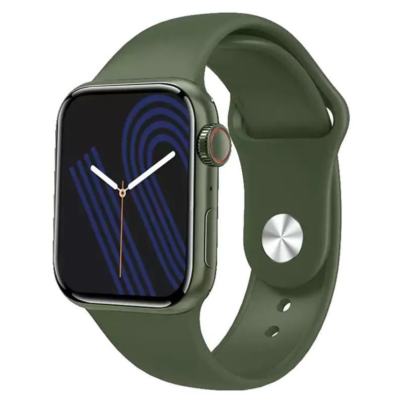 Смарт-часы Smart Watch M7 pro plus NFC с беспроводной зарядкой 45 мм матовый Зеленый (161-2)