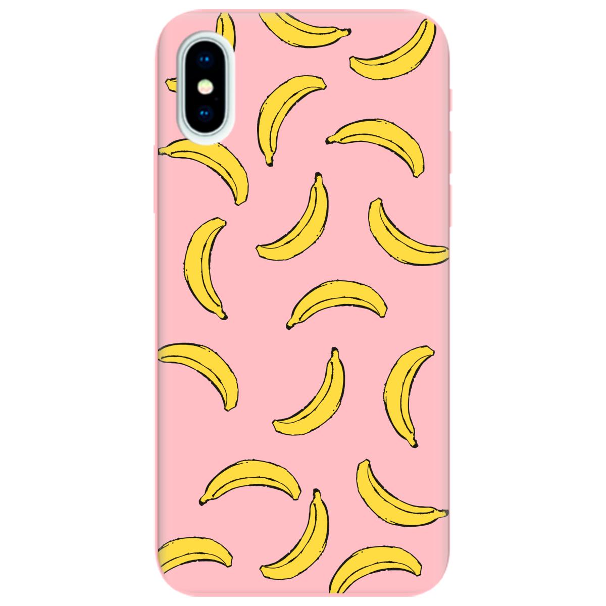 Силіконовий чохол Zorrov для Apple iPhone X - Banana paradise (10270070269125060)