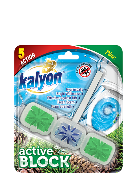 Туалетний блок для унітазу Kalyon Active Хвоя 57 г (304393) - фото 1