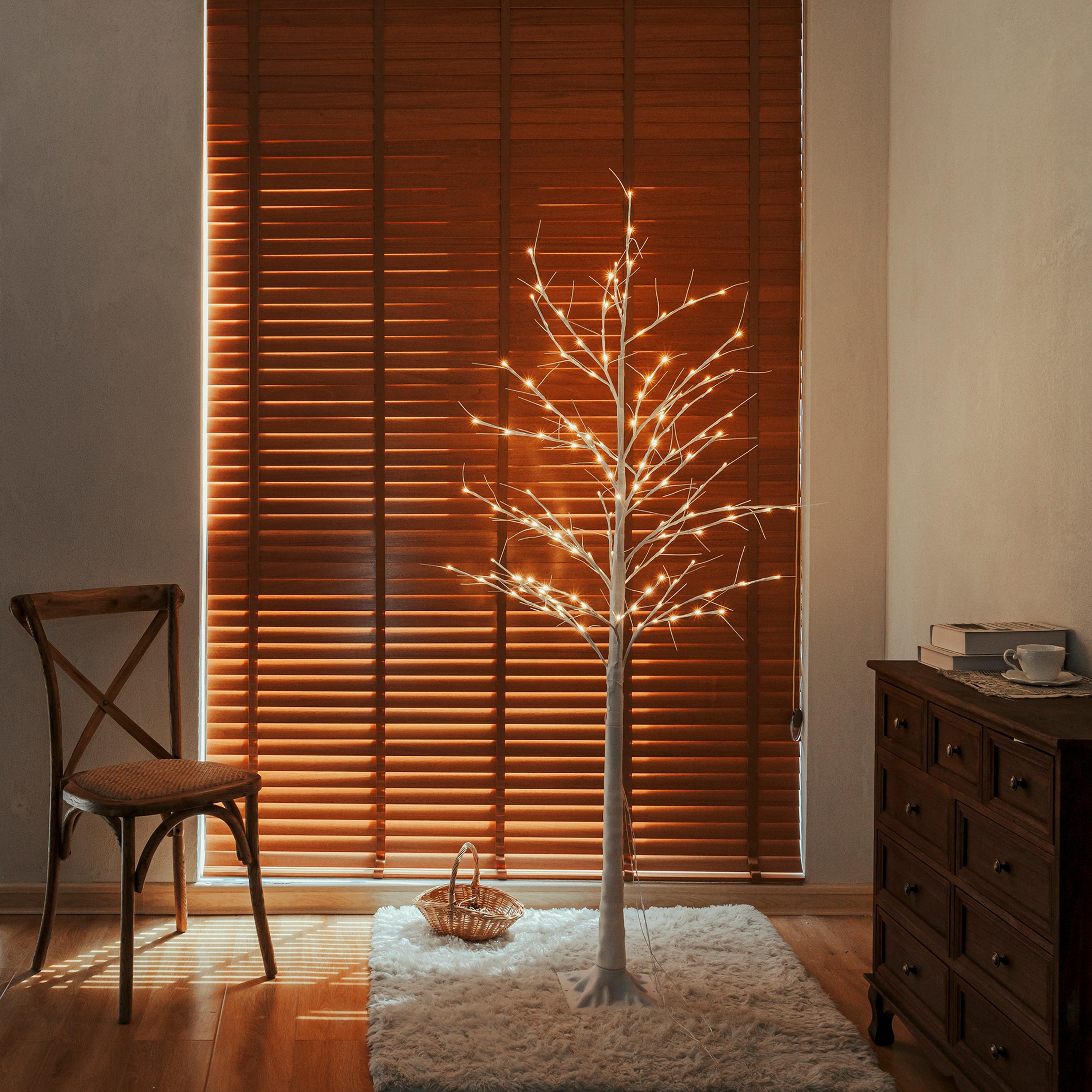 Дерево Береза світлодіодне 120 см 220V Білий/Білий теплий (WLS-9041-W) - фото 4 Дерево Береза світлодіодне 120 см 220V Білий/Білий теплий (WLS-9041-W) - фото 4