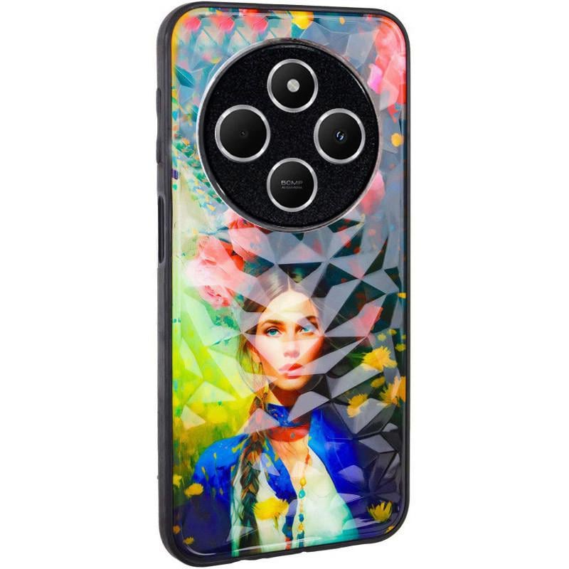 Протиударний чохол TPU+PC Prisma Prisma Ladies для Xiaomi Redmi 14C / Poco C75 Peonies