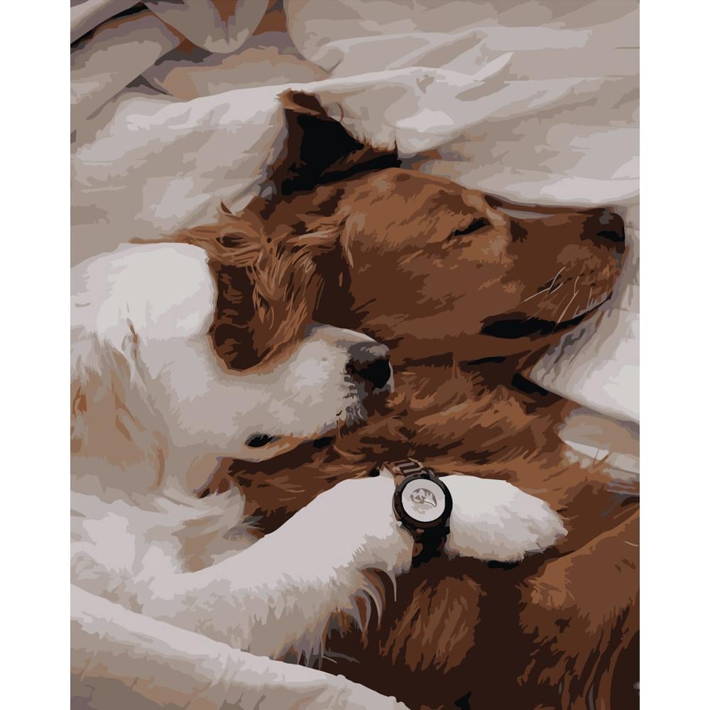 Картина по номерам Strateg Премиум Полдний сон 40x50 см (DY221)