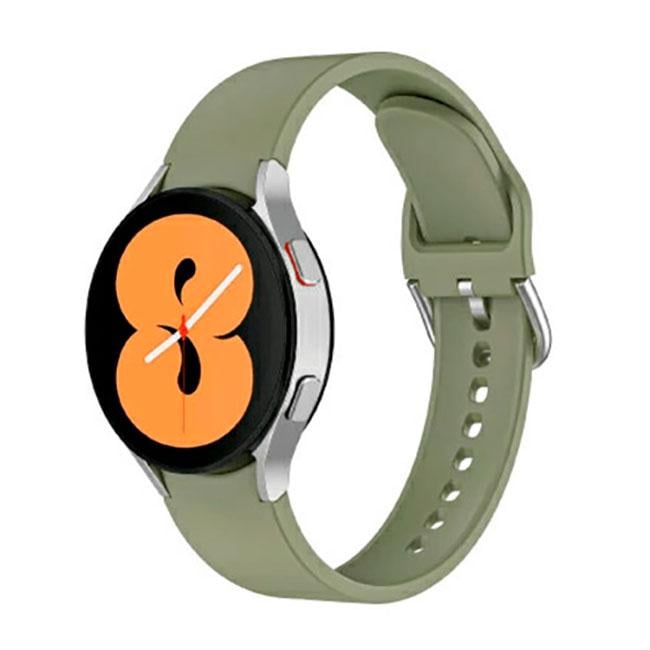 Силіконовий ремінець Watchbands OneLine для Samsung Galaxy Watch 4 Classic 46 мм Хакі (WB00S4ONELINE46-9) - фото 2