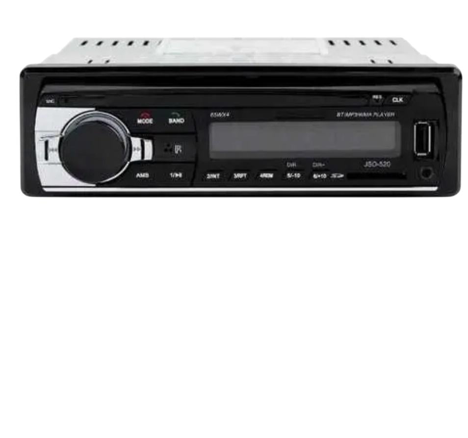 Автомобильная магнитола 1 DIN Bluetooth JSD-520BT с AUX радио и беспроводным подключением для автомобиля удобная