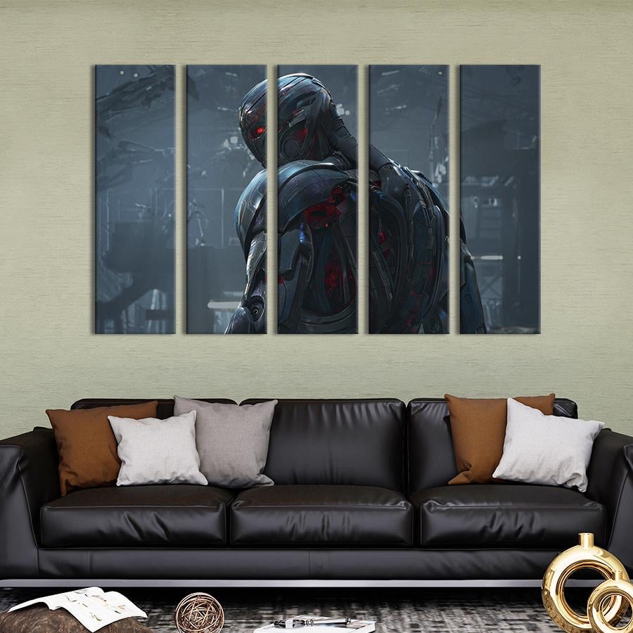 Картина на холсте Суперзлодей Марвел Альтрон 132x80 см (1419-51)