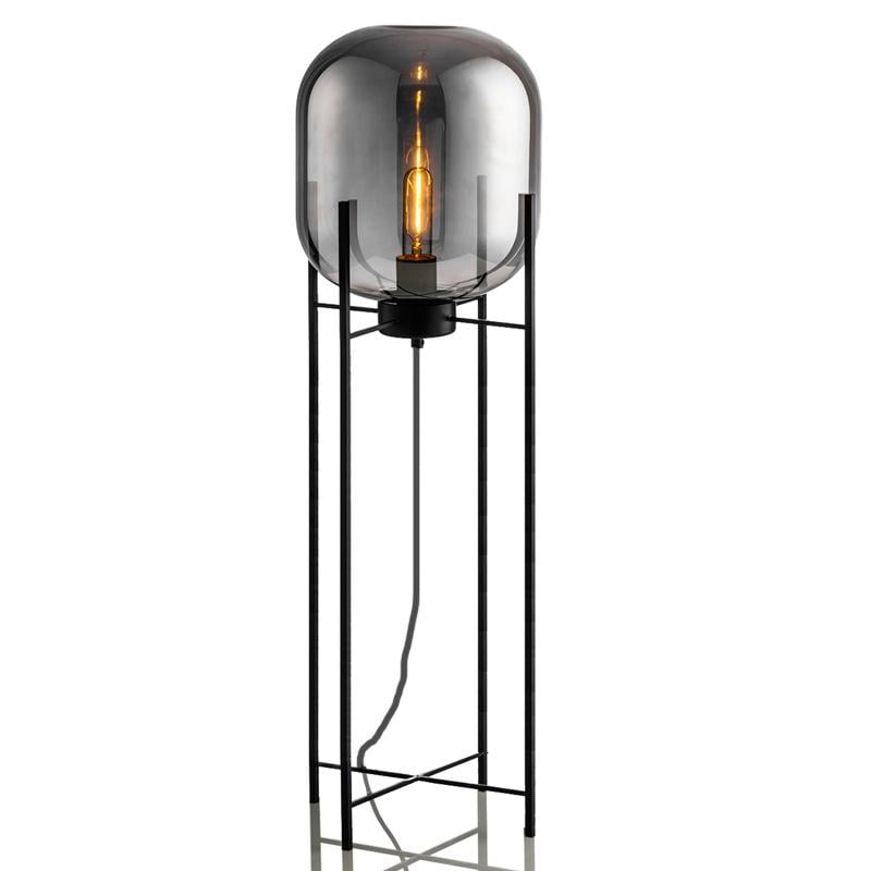 Торшер GLASS OVAL SMOKY Grey (H155)