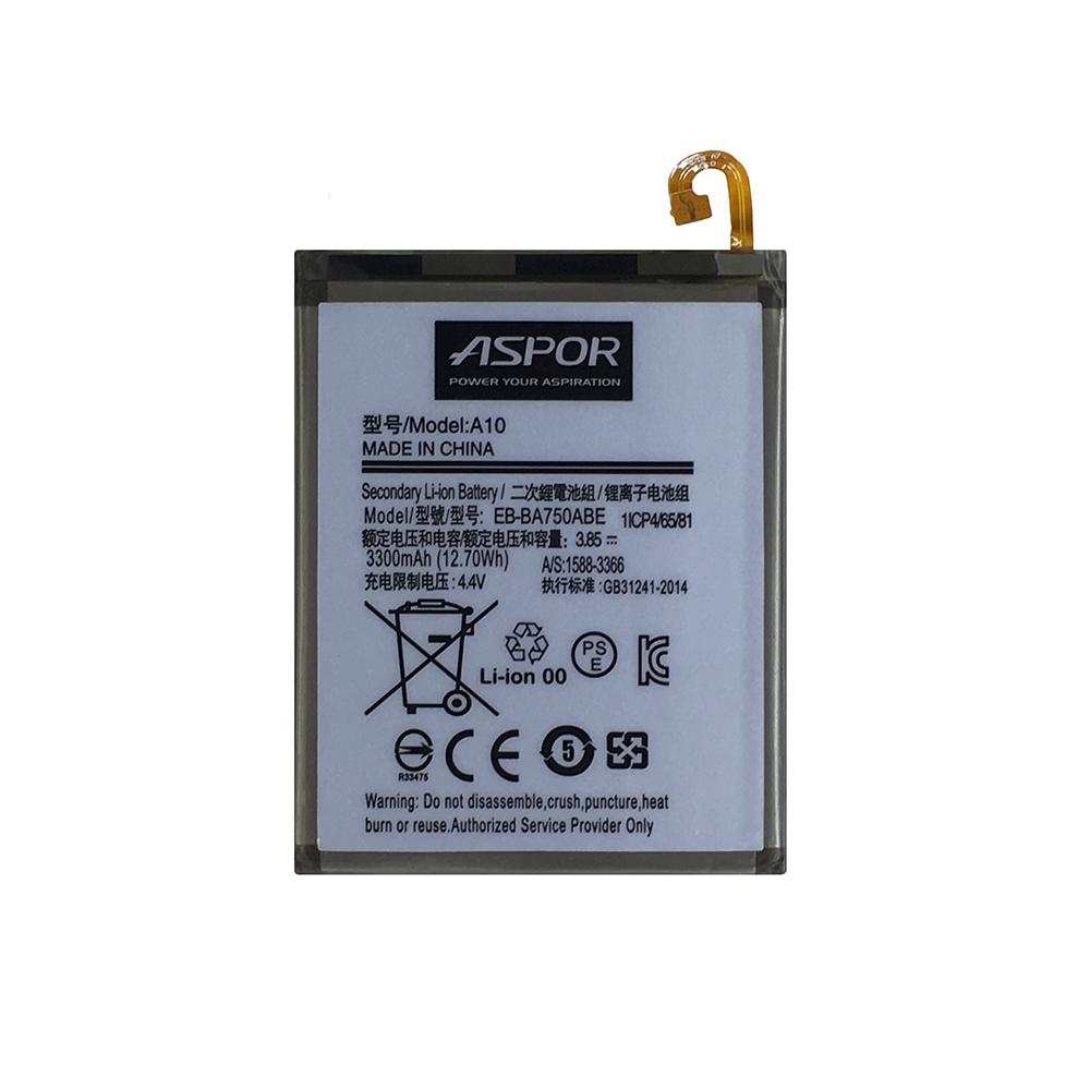Акумулятор Aspor EB-BA750ABE для Samsung A10/A105 (880219)