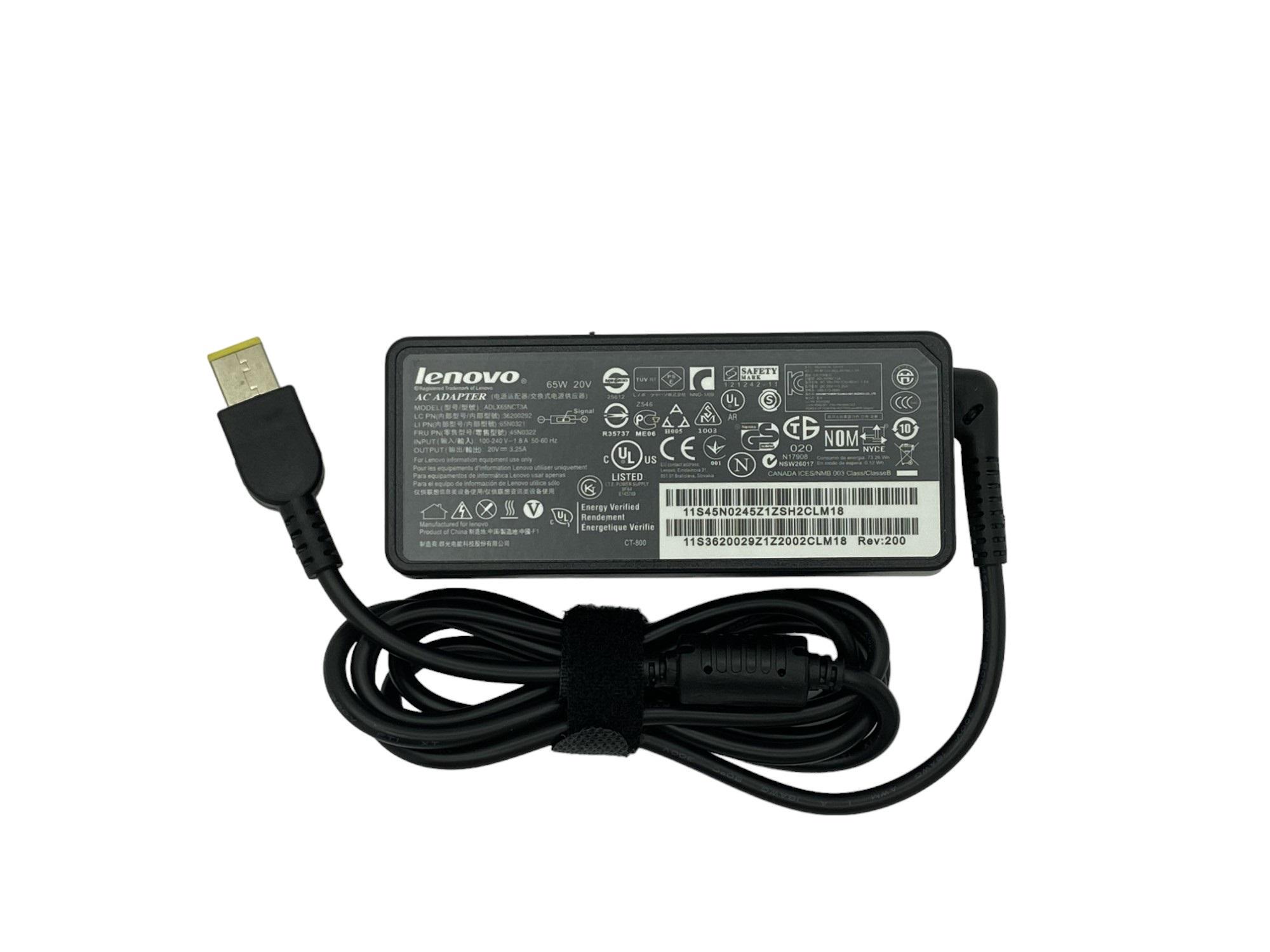 Блок питания для ноутбука Lenovo YOGA ADP-65XBA 65W 20V 3,25A (019582)