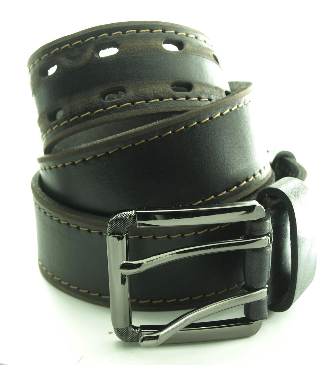 Ремень мужской Samurai Jeans джинсовый Коричневый - фото 3 Ремень мужской Samurai Jeans джинсовый Коричневый - фото 3