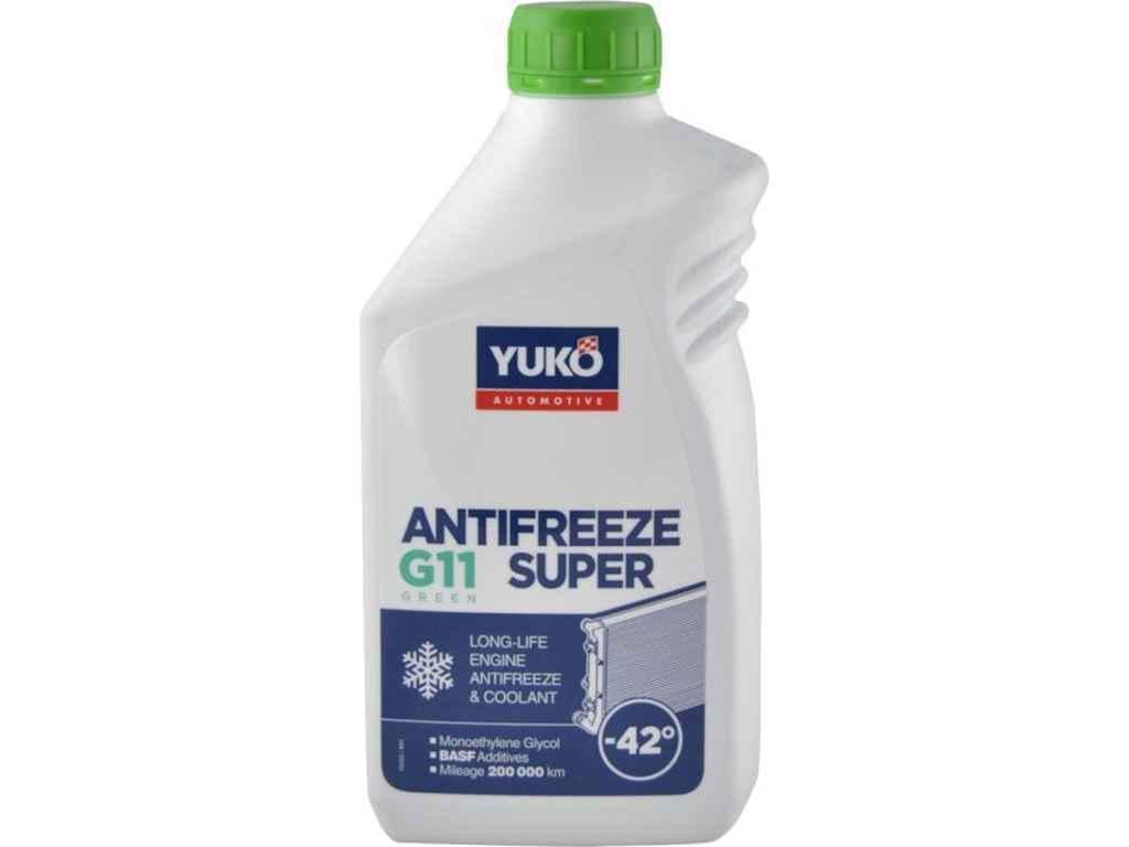 Антифриз YUKO ANTIFREEZE-40 Super G11 1 л Зеленый (878806) Антифриз YUKO ANTIFREEZE-40 Super G11 1 л Зеленый (878806)